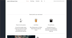Desktop Screenshot of lukejohnsonlive.com